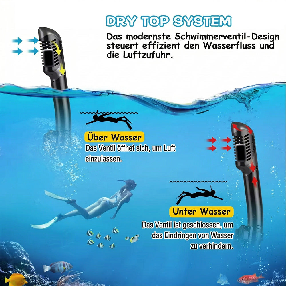 GazefiSpec Tauchmaske mit Panorama-Sicht und Anti-Beschlag