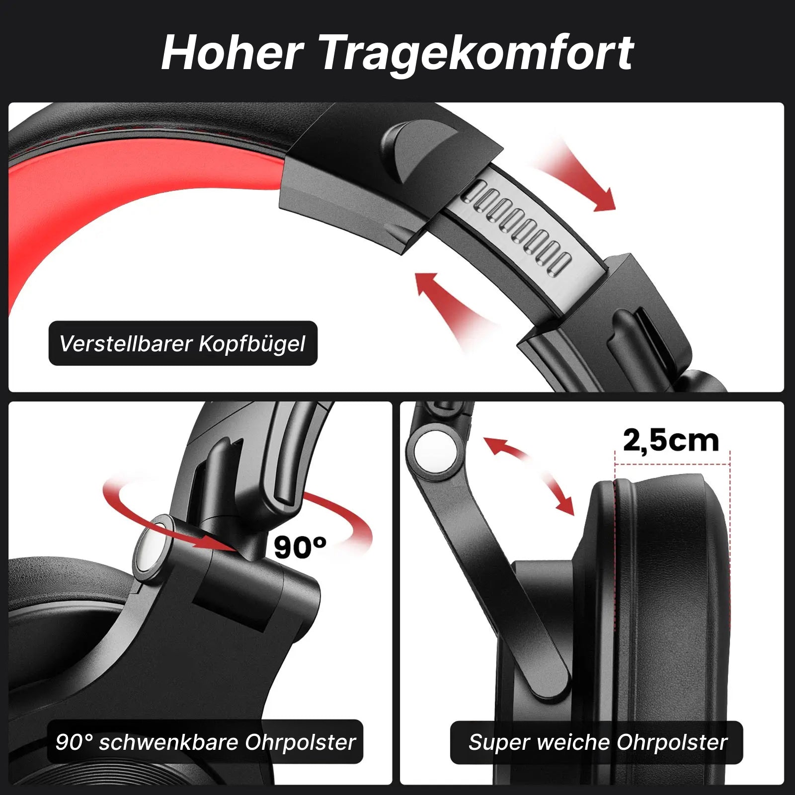 ZenoEffer Over Ear Kopfhörer